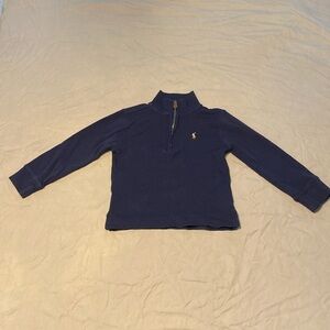 Polo Ralph Lauren half zip long sleeve boys size 3/3T  pullover